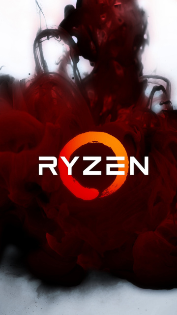 Fondo de pantalla AMD Ryzen 360x640