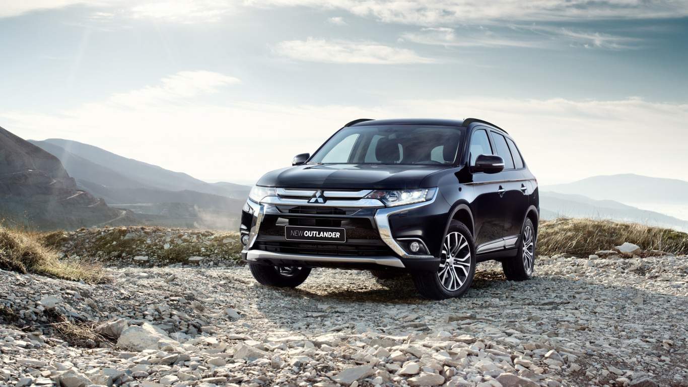 Mitsubishi Outlander BR spec 2015 wallpaper 1366x768