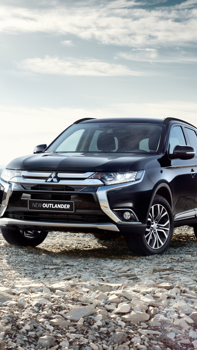 Обои Mitsubishi Outlander BR spec 2015 640x1136