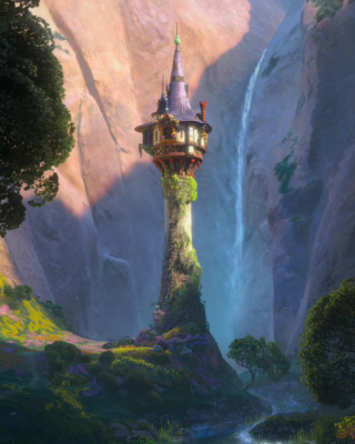 Tangled Tower Wallpaper for 768x1280