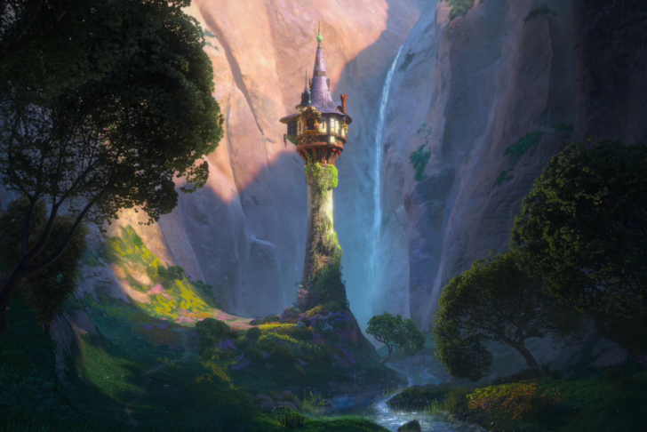 Tangled Tower wallpaper