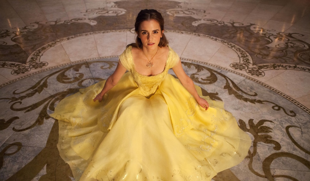 Обои Emma Watson in Beauty and the Beast 1024x600