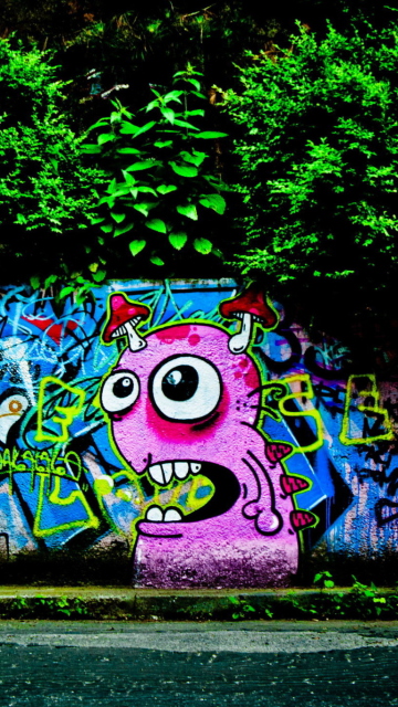 Das Graffiti Wallpaper 360x640