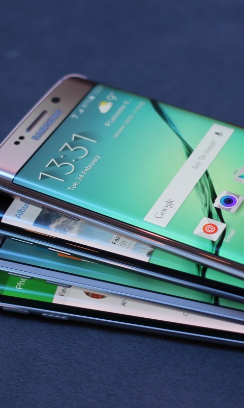 Fondo de pantalla Galaxy S7 and Galaxy S7 edge from Verizon 480x800