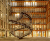 Library in Munich, Germany wallpaper 176x144
