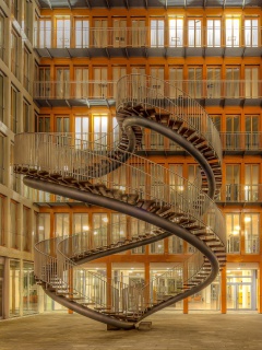 Library in Munich, Germany wallpaper 240x320