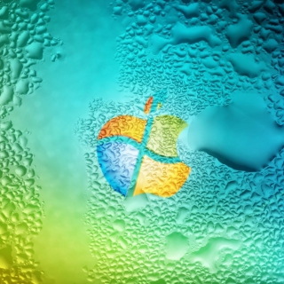 Kostenloses Windows Logo Ripple Wallpaper für iPad Air