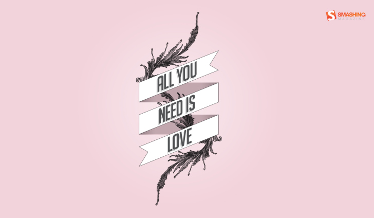 Das All You Need Is Love Wallpaper