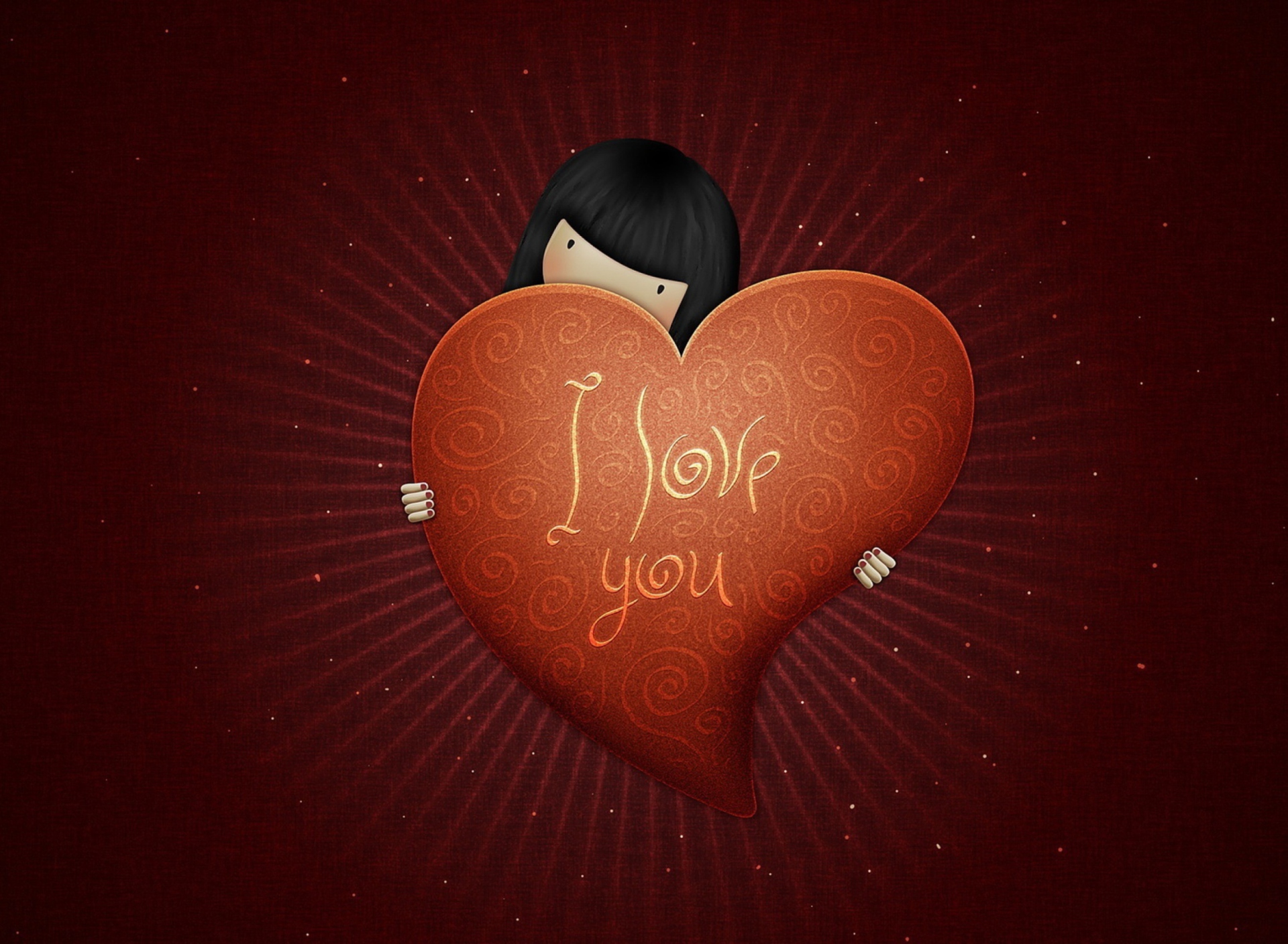 Das I Love You, Boy Wallpaper 1920x1408