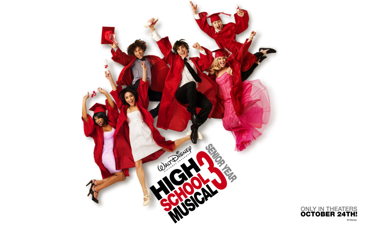 Screenshot №1 pro téma High School Musical 3: Senior Year 1280x800