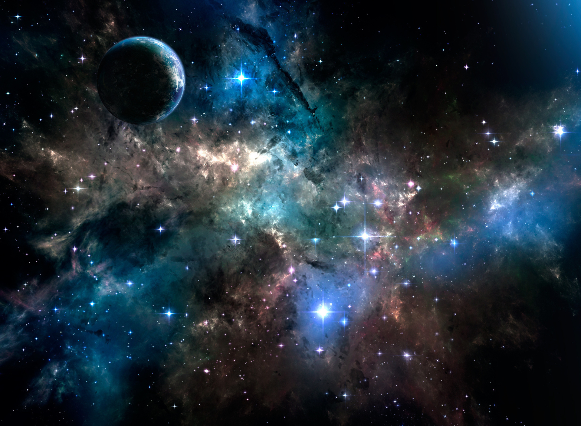 Sfondi Deep Dark Space 1920x1408