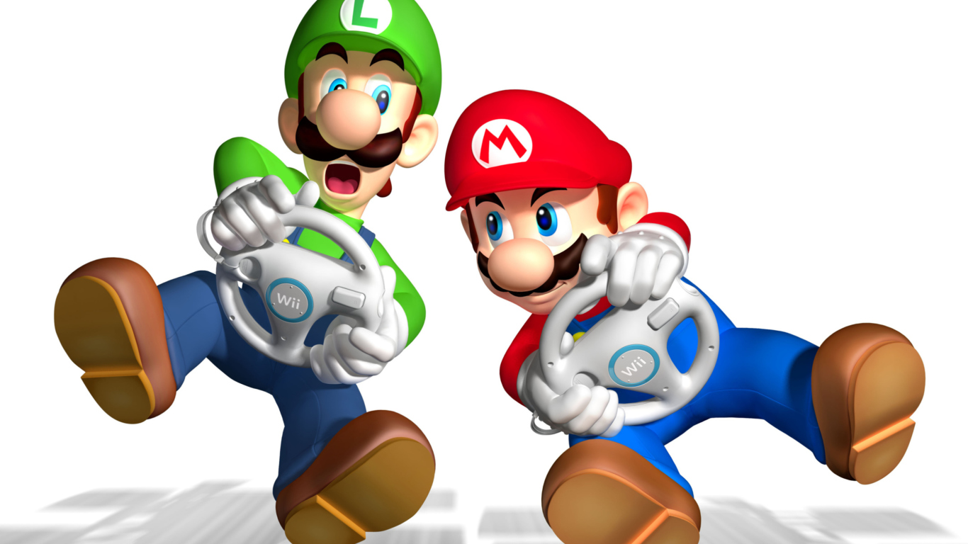Sfondi Mario And Luigi 1366x768