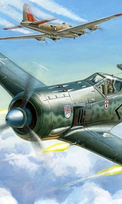 Sfondi Focke Wulf Fw 190 240x400