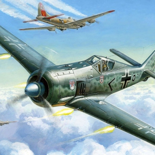 Focke Wulf Fw 190 papel de parede para celular para 128x128