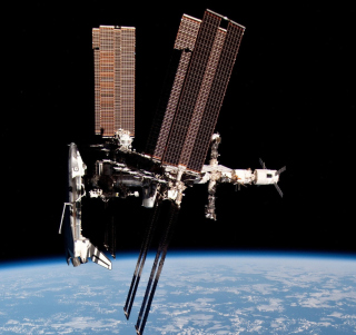Kostenloses International Space Station Wallpaper für iPad 3