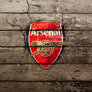 Wooden Arsenal Badge sfondi gratuiti per 128x128