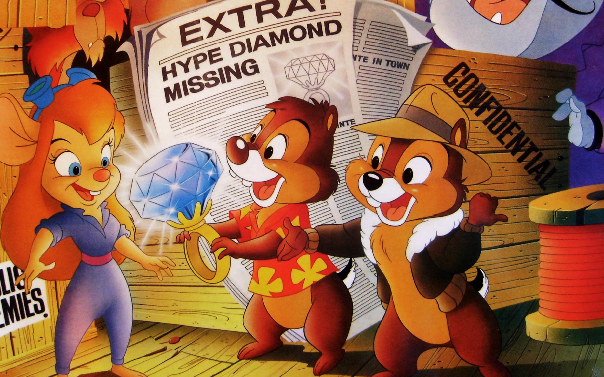 Screenshot №1 pro téma Chip and Dale Rescue Rangers 1920x1200
