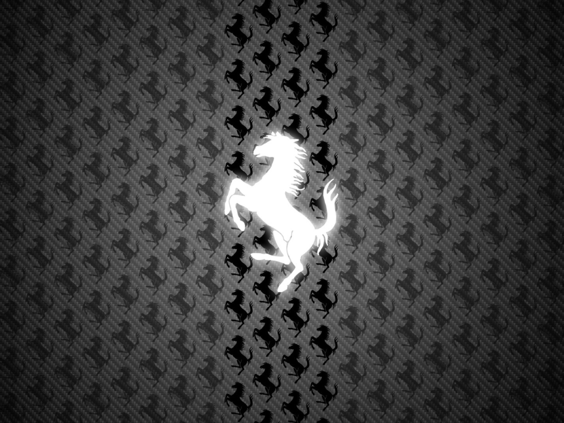 Das Ferrari Logo Wallpaper 1152x864