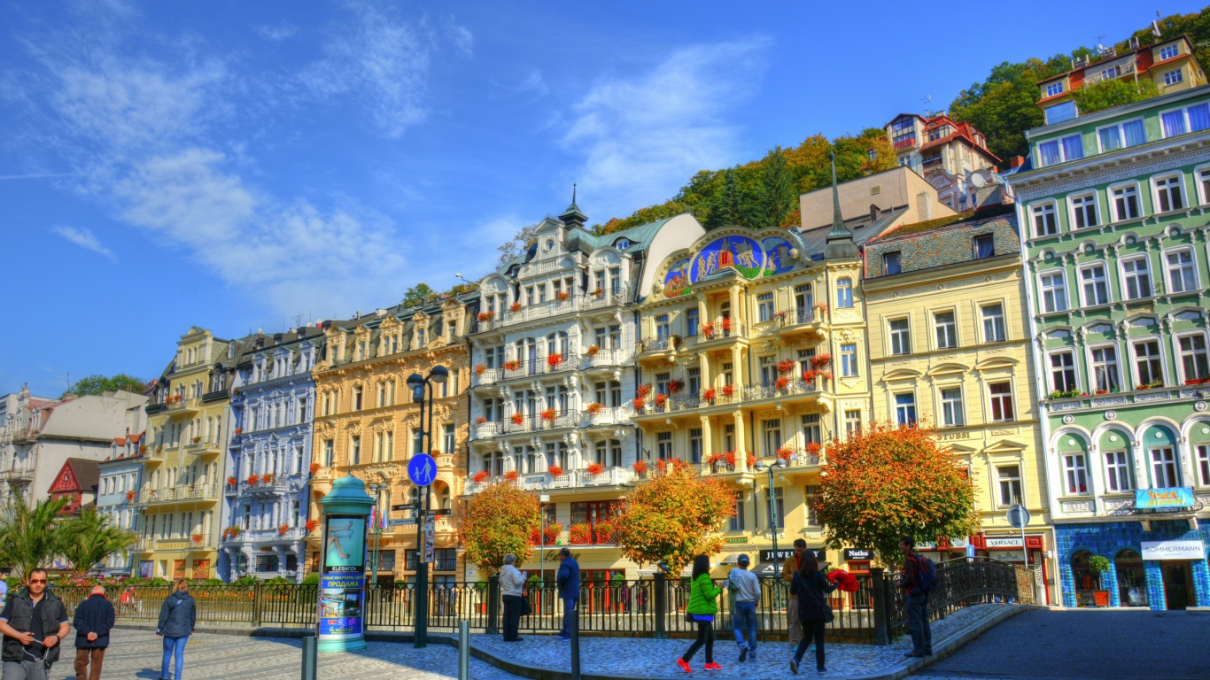 Обои Karlovy Vary - Carlsbad 1366x768