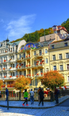 Karlovy Vary - Carlsbad wallpaper 240x400