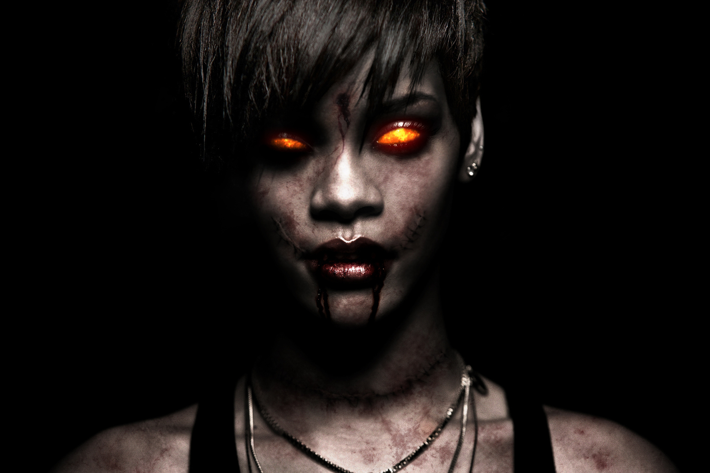 Das Rihanna Zombie Wallpaper 2880x1920