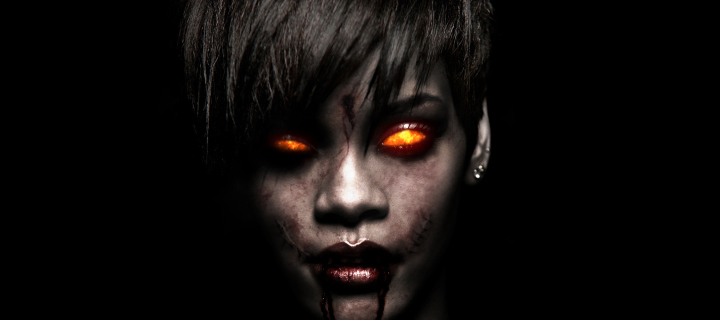 Screenshot №1 pro téma Rihanna Zombie 720x320