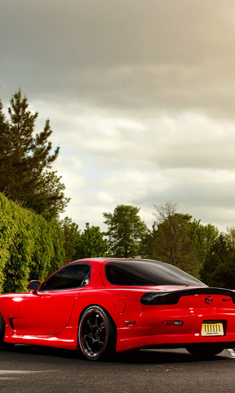 Fondo de pantalla Mazda RX-7 480x800