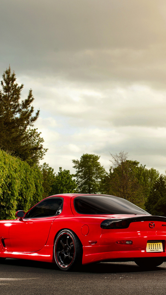 Das Mazda RX-7 Wallpaper 640x1136