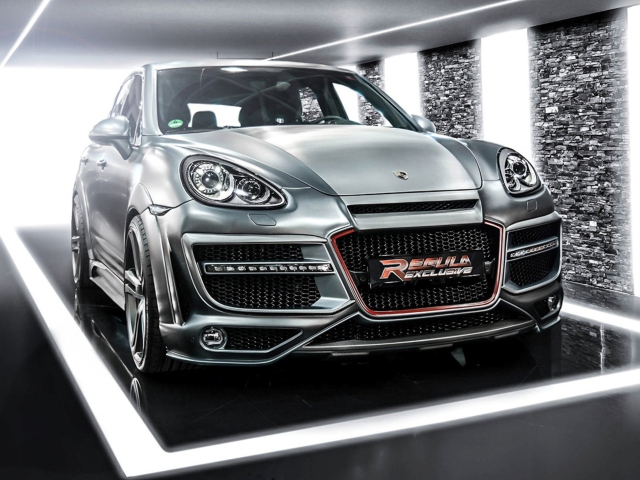 Fondo de pantalla Porsche Cayenne Tuning 640x480