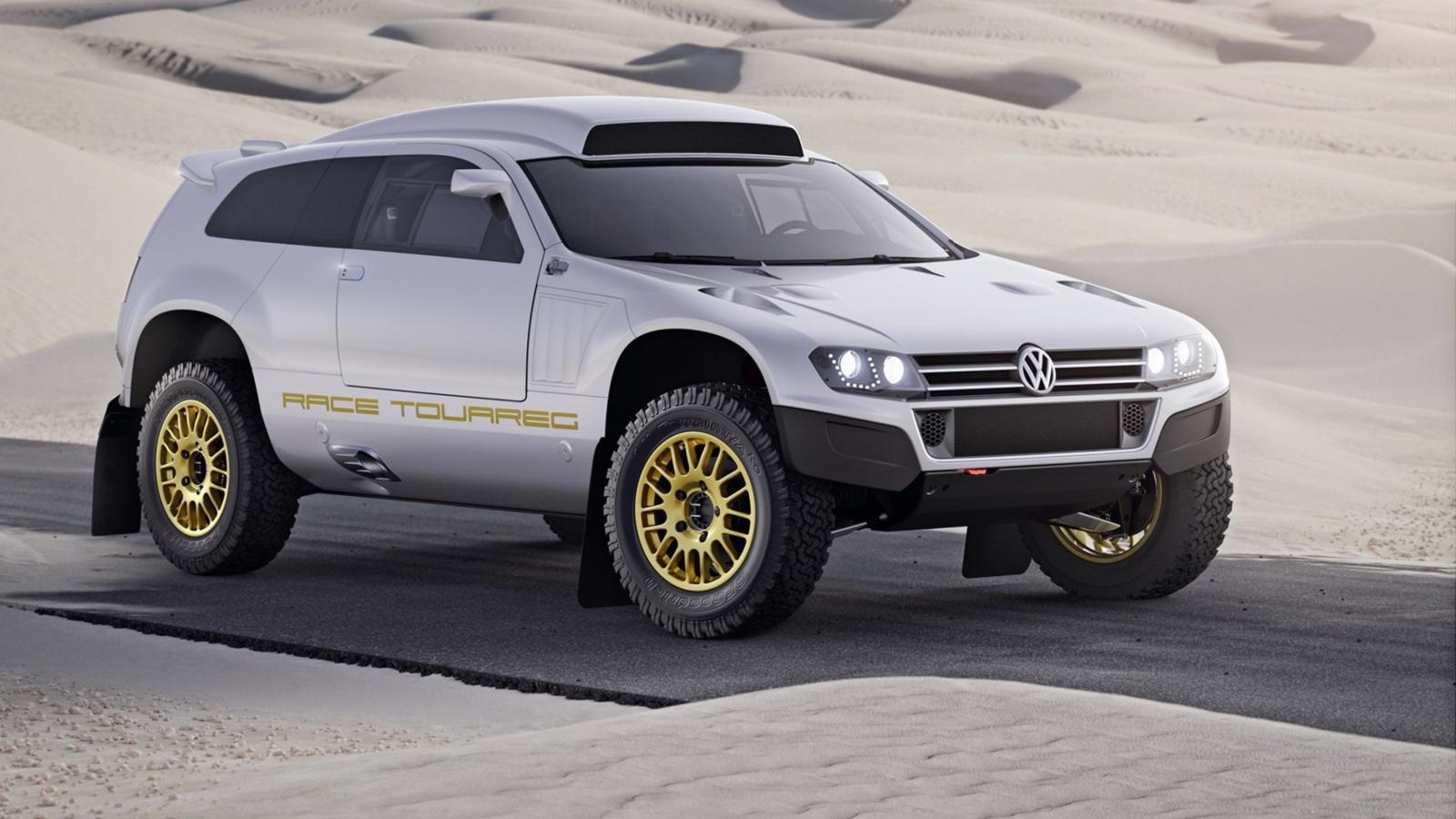 Sfondi VW Race Touareg 1600x900