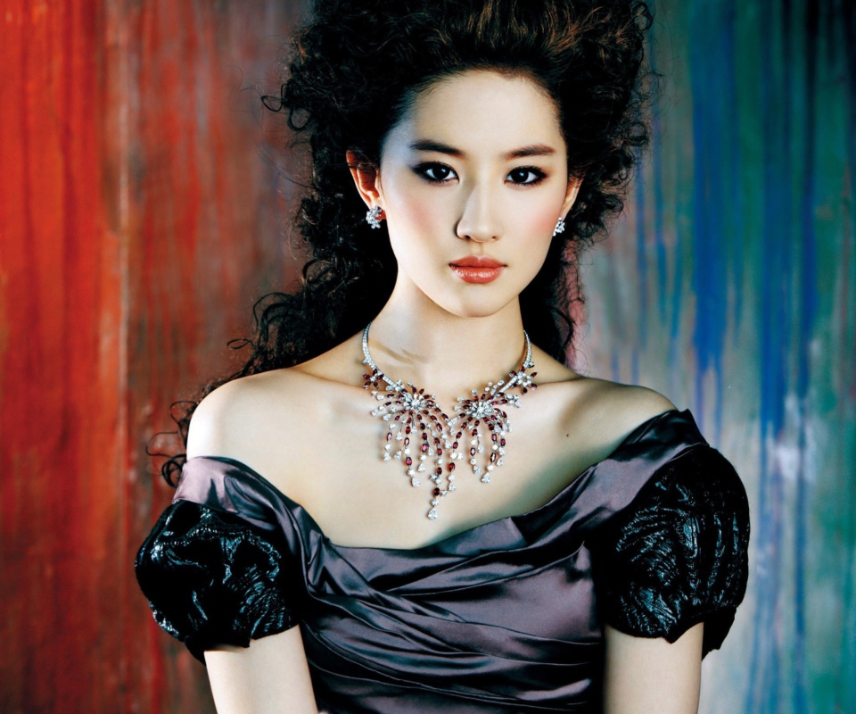 Screenshot №1 pro téma Liu Yifei Chinese Actress 960x800