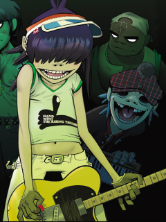 Screenshot №1 pro téma Gorillaz 240x320