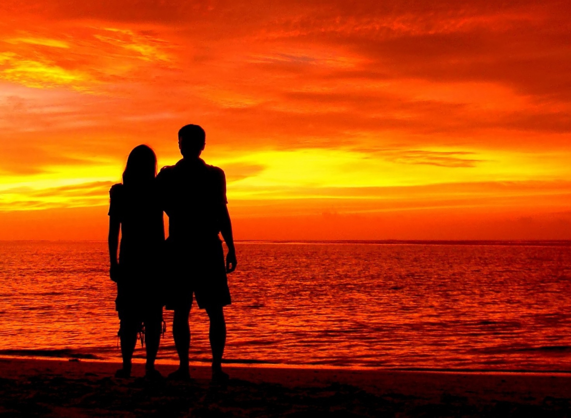 Screenshot №1 pro téma Romantic Silhouettes 1920x1408