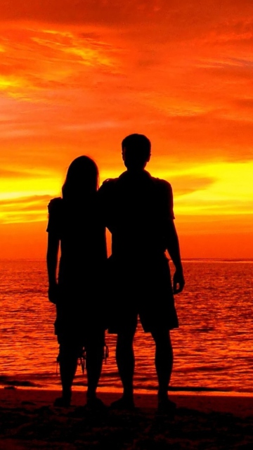 Romantic Silhouettes screenshot #1 360x640