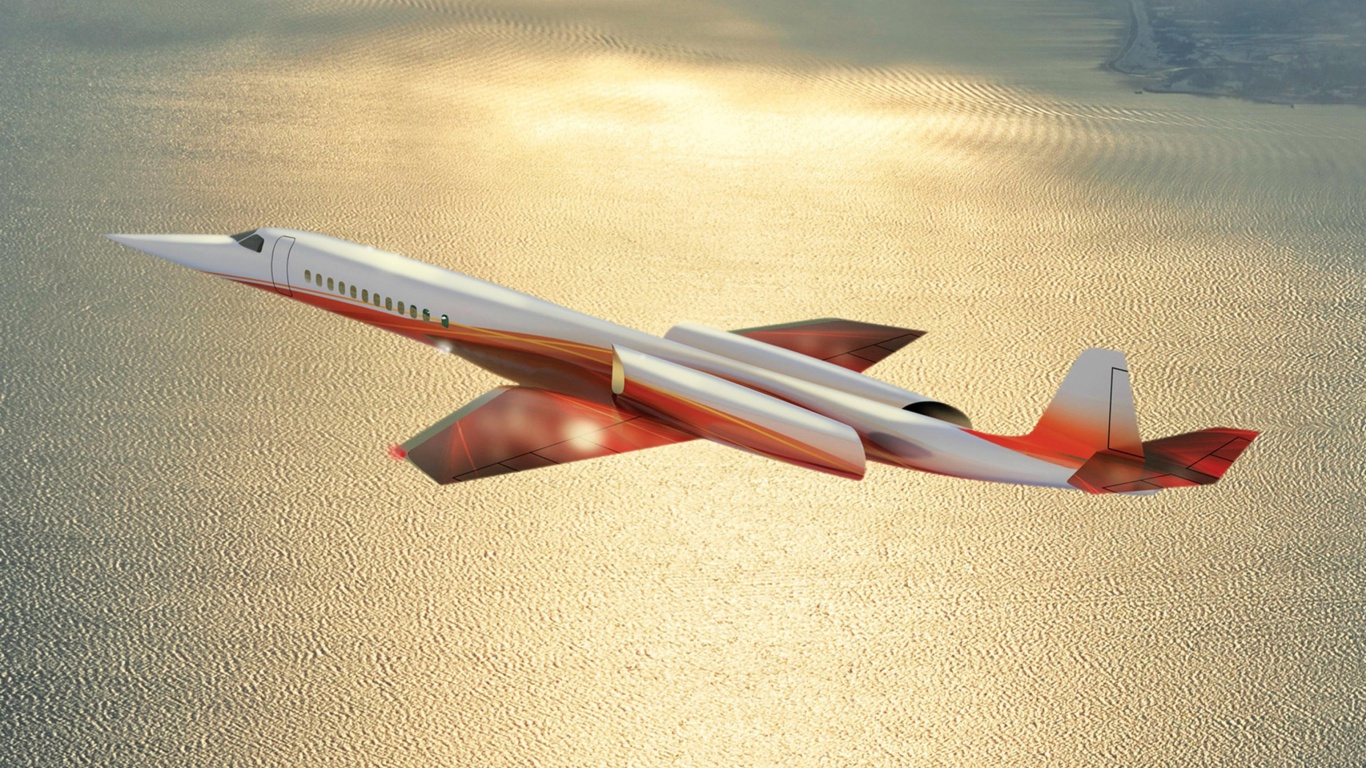 Screenshot №1 pro téma Jet Plane 1366x768