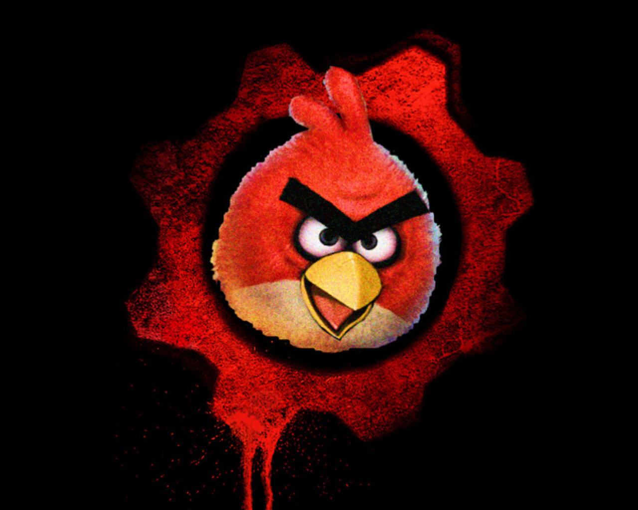 Das Big Angry Birds Wallpaper 1280x1024