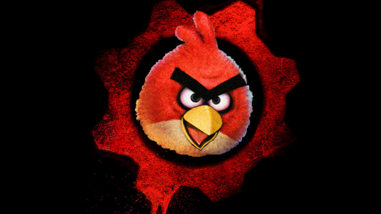 Big Angry Birds wallpaper 1280x720