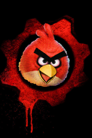Das Big Angry Birds Wallpaper 320x480