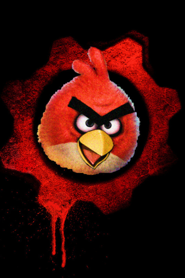 Das Big Angry Birds Wallpaper 640x960