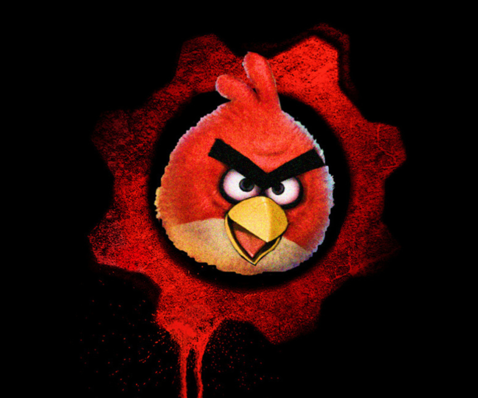 Big Angry Birds wallpaper 960x800