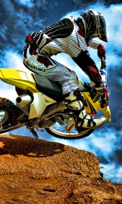 Screenshot №1 pro téma Motorcross 240x400