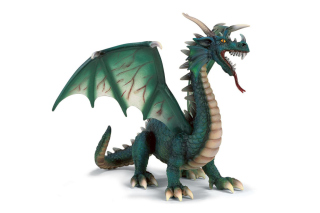 Emerald Dragon - Obrázkek zdarma pro Samsung Galaxy Note 2 N7100