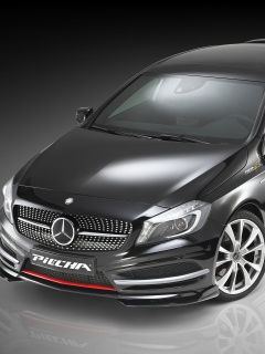 Screenshot №1 pro téma Mercedes A250 Piecha Tuning Front View 240x320