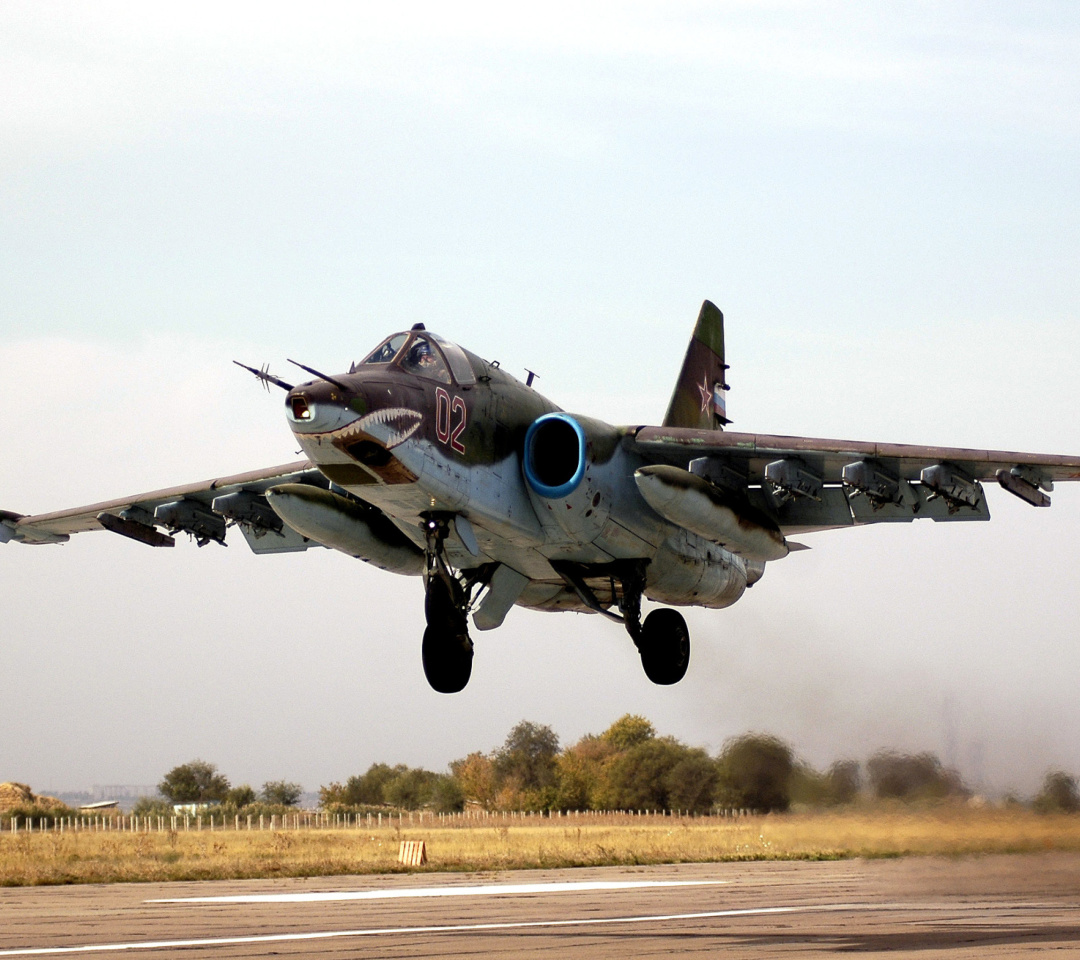 Screenshot №1 pro téma Sukhoi Su 25 Frogfoot Ground Attack Aircraft 1080x960