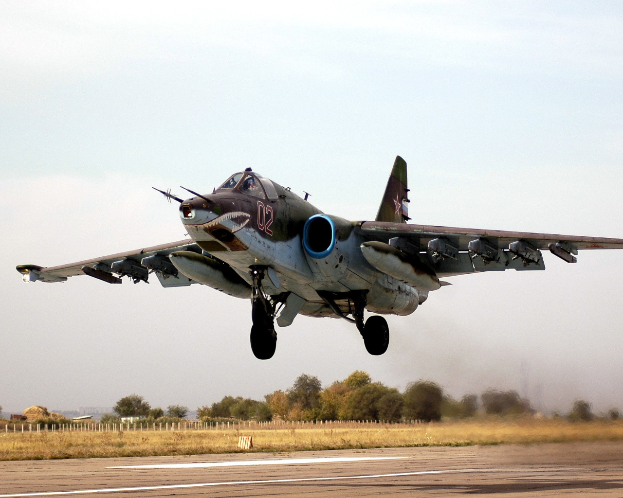 Screenshot №1 pro téma Sukhoi Su 25 Frogfoot Ground Attack Aircraft 1280x1024