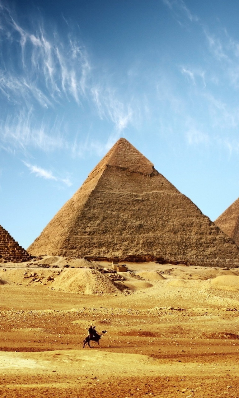 Обои Great Pyramid of Giza 768x1280