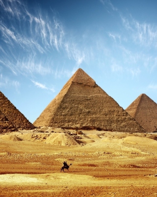 Kostenloses Great Pyramid of Giza Wallpaper für iPhone 4