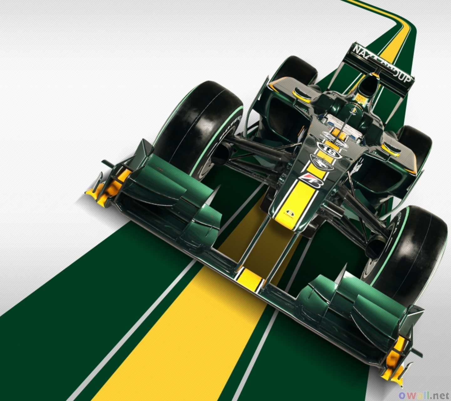 Fondo de pantalla Lotus F1 1440x1280