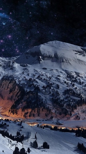 Screenshot №1 pro téma Night Mountain 360x640