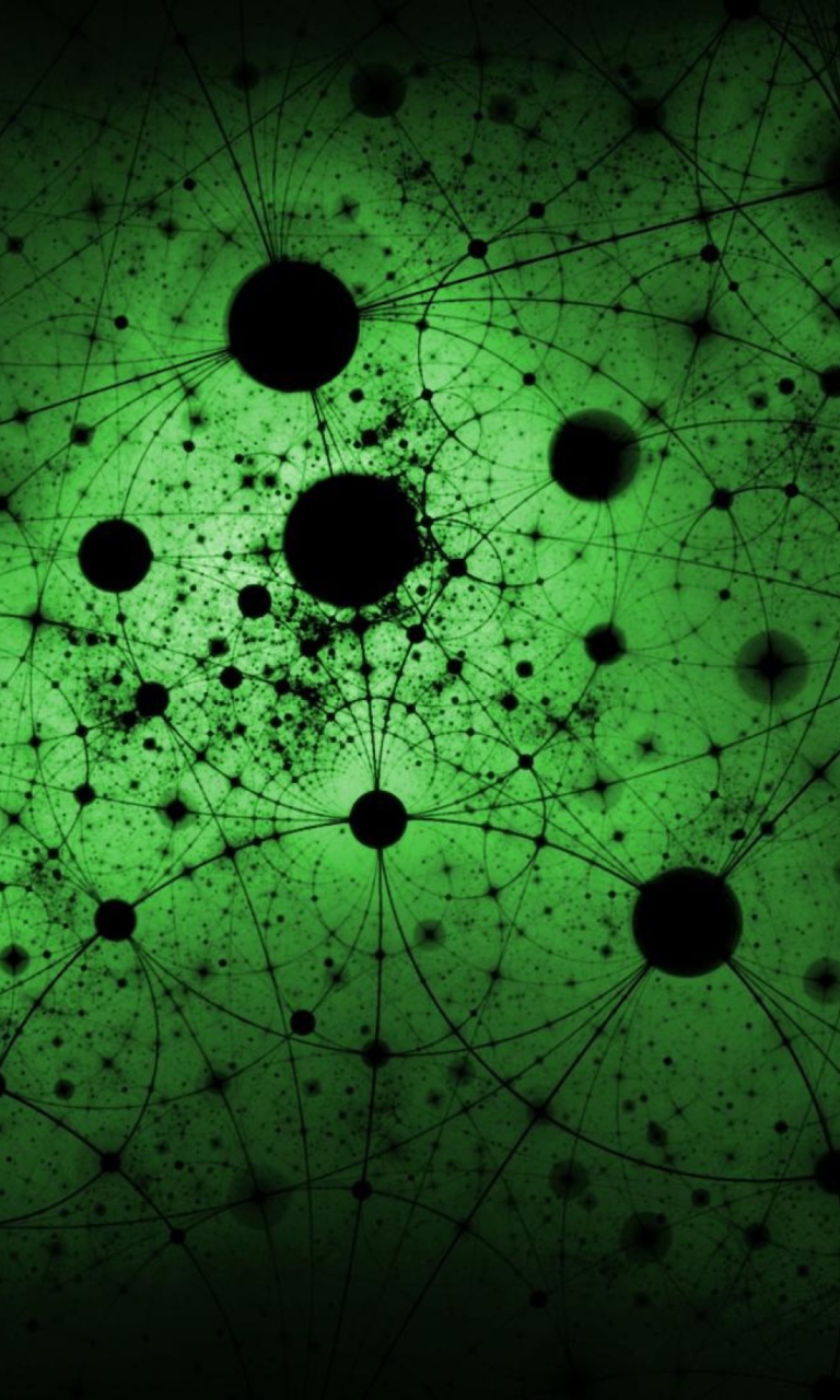 Screenshot №1 pro téma Abstract Green Circles 768x1280